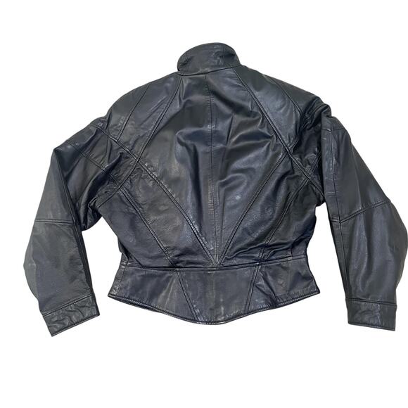Vintage Wilsons Leather Jacket Womens Medium Thinsulate Insulated 90s - Picture 2 of 12